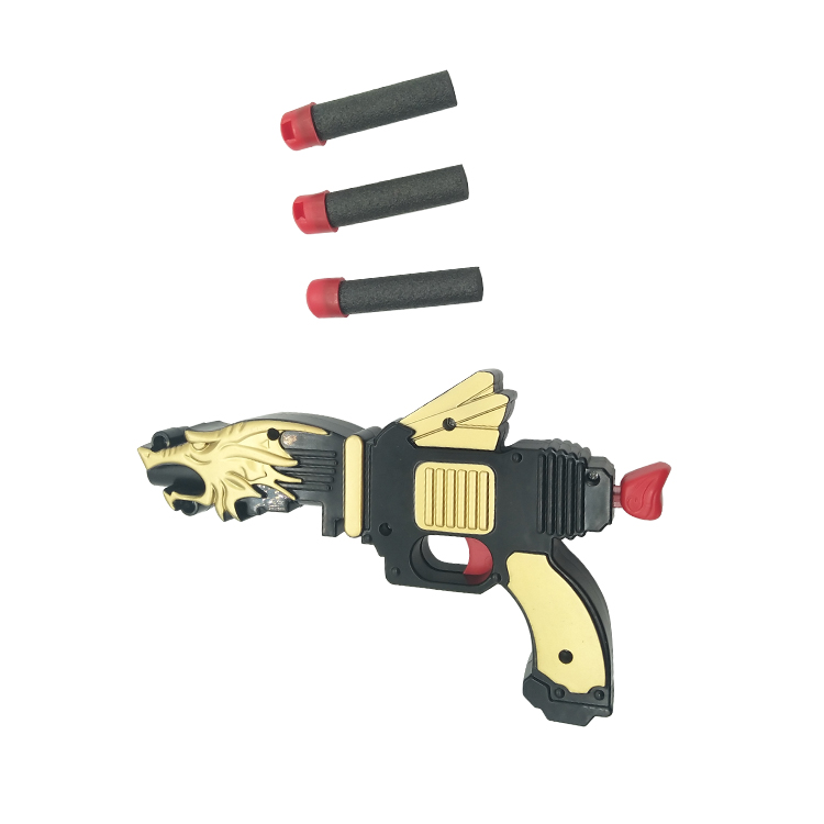 Hot Male Plastic Shooter Toy Soft Bullet Gun lapsille